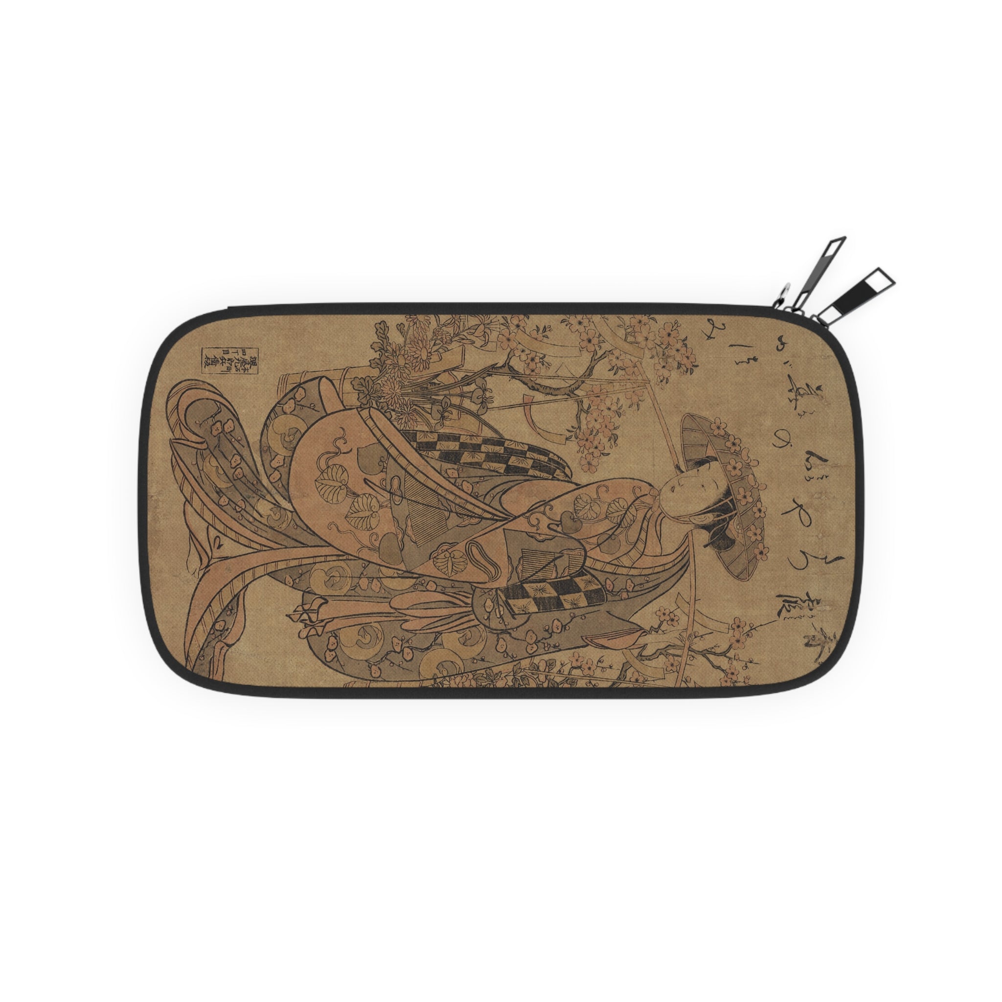Elegant Vintage Passport Wallet, Travel Organizer, Gift for Travelers, Japanese Art Design, Jetsetter Accessory, Vacation Essentials - Rosetta Creative Boutique